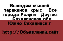 Выводим мышей ,тараканов, крыс. - Все города Услуги » Другие   . Сахалинская обл.,Южно-Сахалинск г.